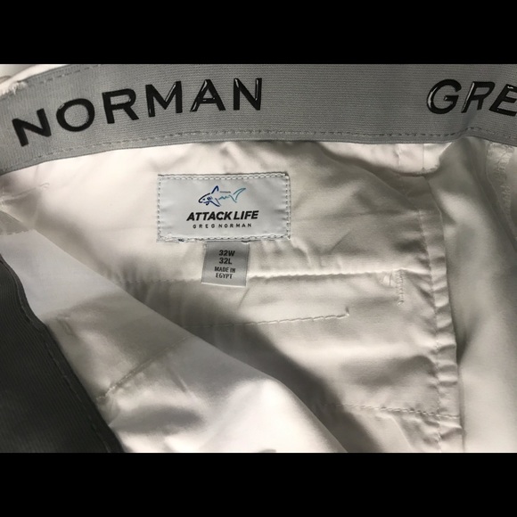 ATTACK LIFE Golf Flat Front Bright White 32x32 new - Picture 7 of 9